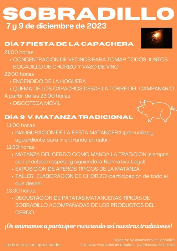 La V Matanza Tradicional de Sobradillo tendr&aacute; tintes solidarios a favor de la AECC | Imagen 1