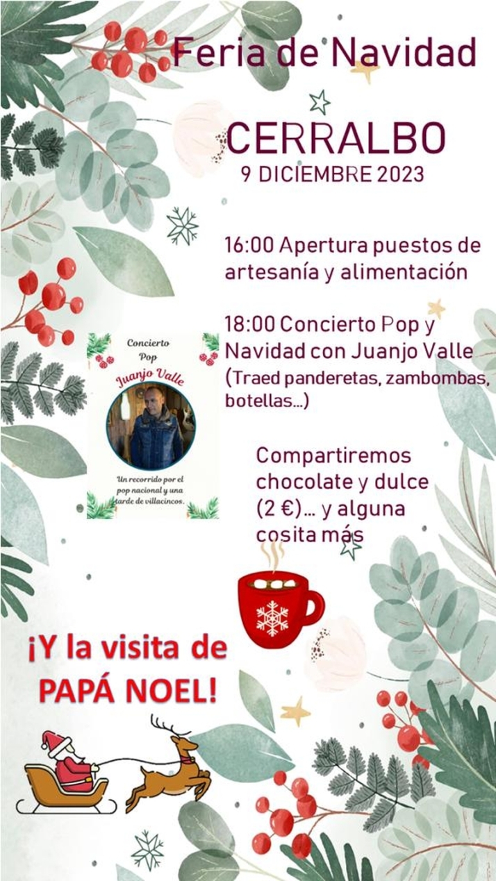 Cerralbo celebra el pr&oacute;ximo s&aacute;bado su segunda Feria de Navidad con varias sorpresas | Imagen 1
