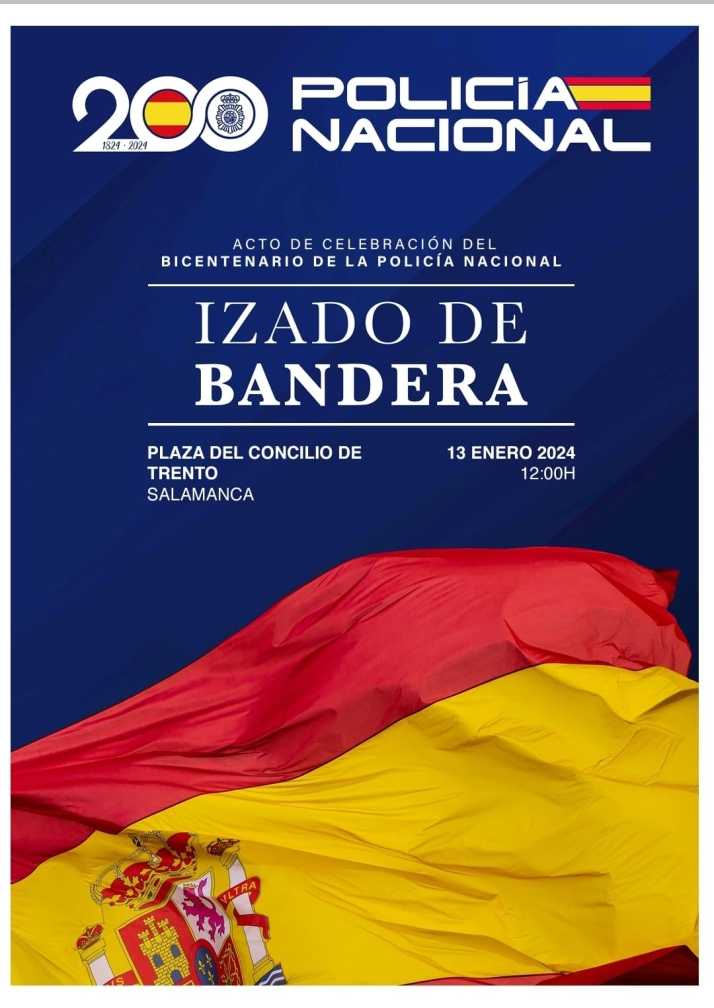 Actos, fecha y lugares de la celebraci&oacute;n en Salamanca de  los 200 a&ntilde;os de la Polic&iacute;a Nacional | Imagen 1