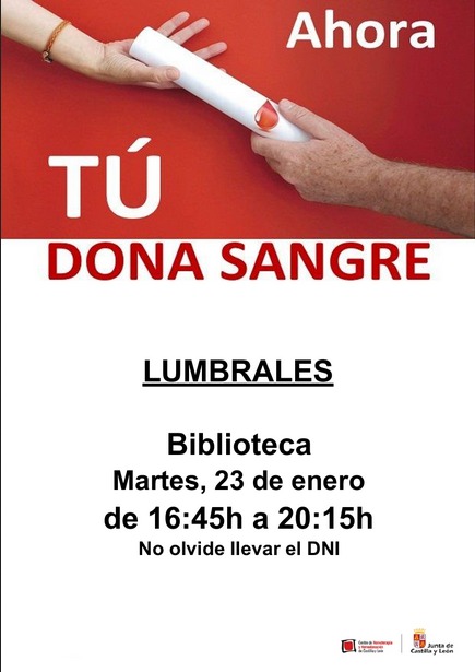 La Unidad de Hemoterapia regresa este martes a Lumbrales y llama a la poblaci&oacute;n a donar sangre | Imagen 1