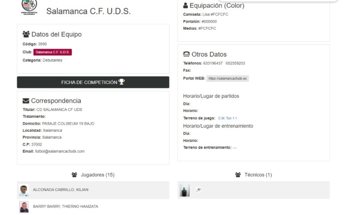 Rafa Due&ntilde;as pasa a ocupar ficha en el equipo de Debutantes del Salamanca UDS por las pr&aacute;cticas del Nivel 3 del curso de entrenador | Imagen 1