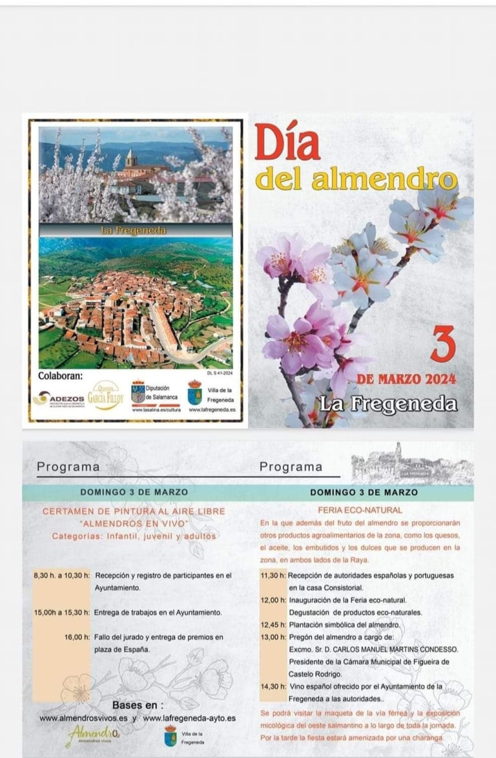 La Fregeneda celebrar&aacute; el domingo 3 de marzo el 'D&iacute;a del Almendro' | Imagen 1