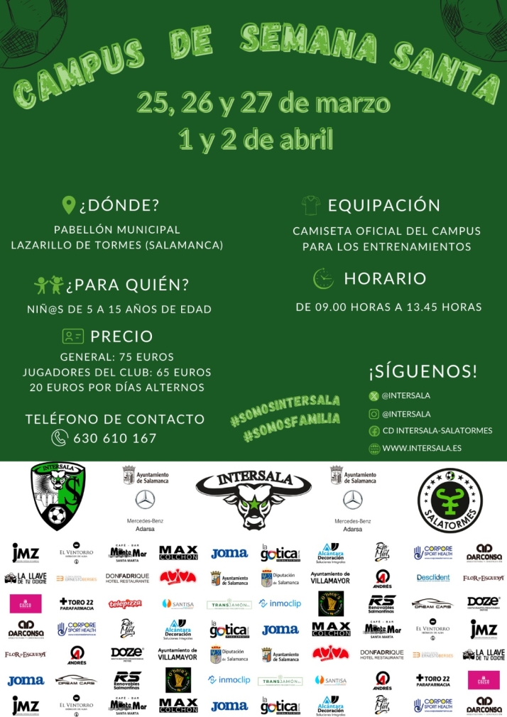 El Intersala celebra su Campus de Semana Santa con cinco d&iacute;as repletos de f&uacute;tbol sala | Imagen 1