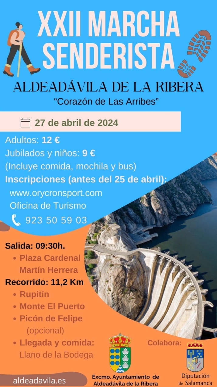 Aldead&aacute;vila celebrar&aacute; el 27 de abril su marcha senderista 'Coraz&oacute;n de las Arribes' | Imagen 1