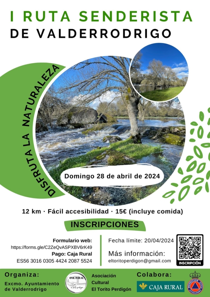Valderrodrigo vivir&aacute; su I Ruta Senderista el 28 de abril | Imagen 1
