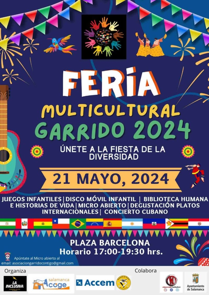 Disco móvil infantil comidas del mundo y música cubana en la Feria Multicultural de la plaza Barcelona | Imagen 1
