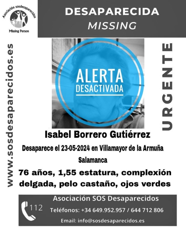 Localizada la mujer de 77 a&ntilde;os que hab&iacute;a desaparecido en Villamayor | Imagen 1