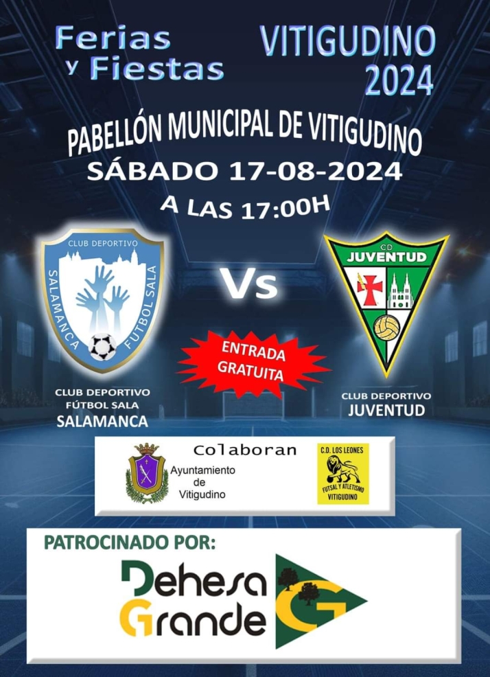 El Salamanca FS jugar&aacute; en Vitigudino por las Ferias y Fiestas: "Es un aut&eacute;ntico placer y queremos que sea un espect&aacute;culo" | Imagen 1