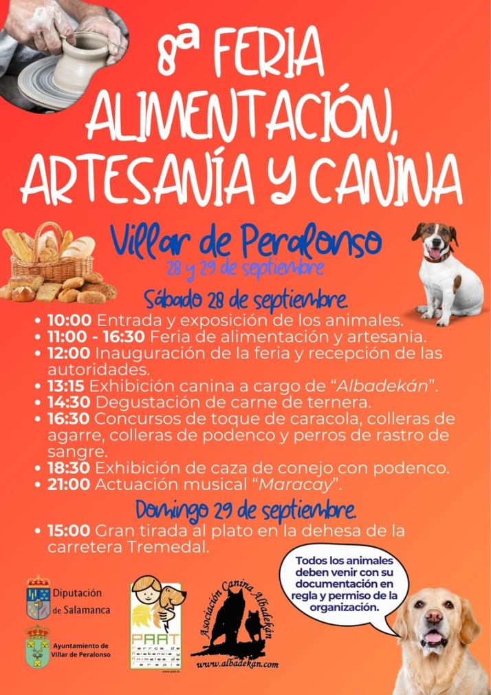 La Feria de Alimentaci&oacute;n, Artesan&iacute;a y Canina ofrecer&aacute; en Villar de Peralonso una veintena de expositores y demostraciones caninas | Imagen 2