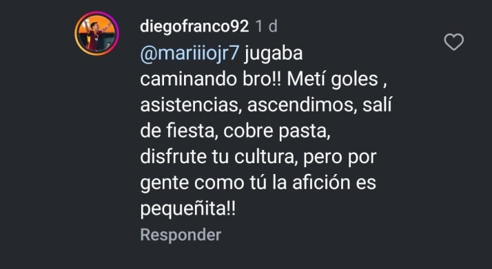 El ex Diego Franco la l&iacute;a atacando a la afici&oacute;n del Salamanca UDS: "No generalizo, pero hay cada subnormal que madre m&iacute;a..." | Imagen 2