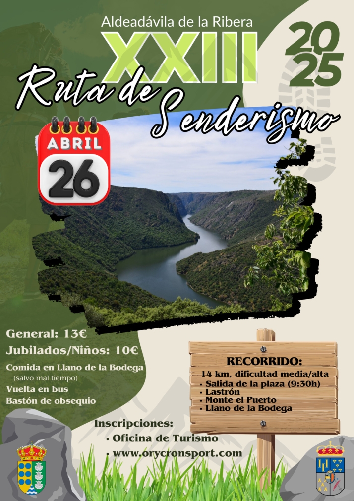 Aldead&aacute;vila se prepara para la XXIII Marcha Senderista | Imagen 1