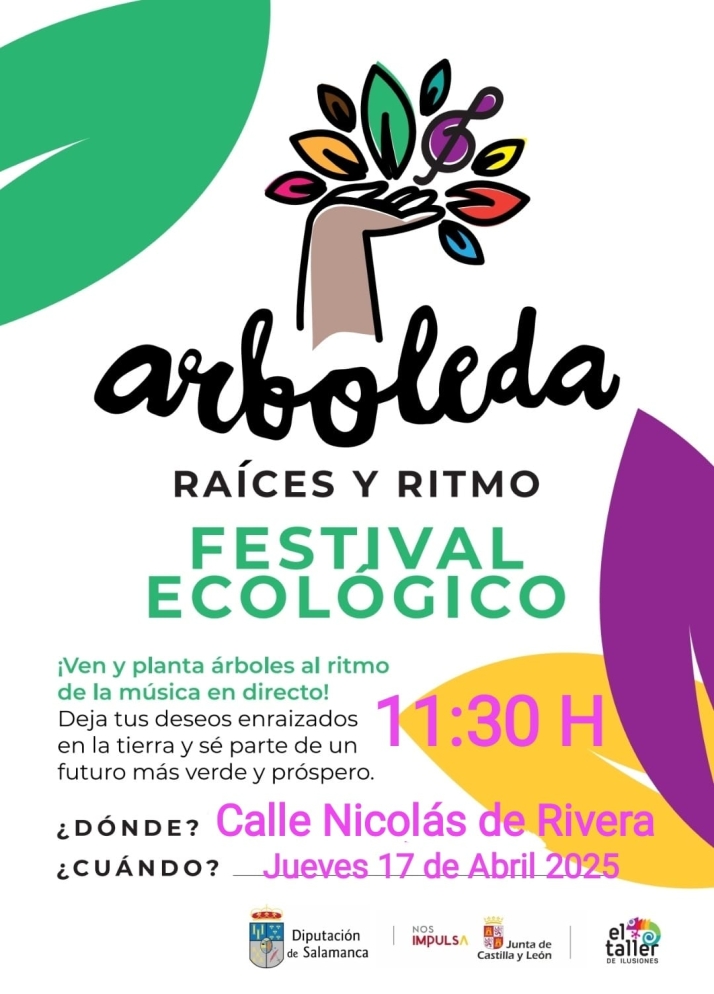 Vitigudino acoger&aacute; el Festival Ecol&oacute;gico &lsquo;Arboleda: Ra&iacute;ces y Ritmo&rsquo; | Imagen 1
