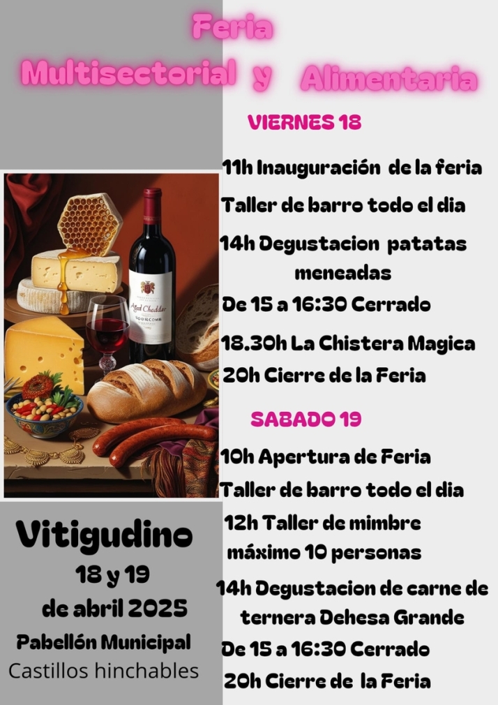 La Feria Multisectorial y Agroalimentaria animar&aacute; la Semana Santa en Vitigudino | Imagen 1
