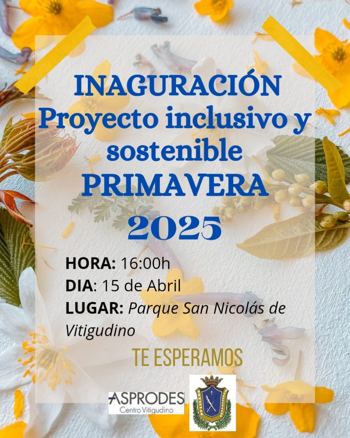 Asprodes viste de primavera el parque San Nicol&aacute;s en Vitigudino | Imagen 1