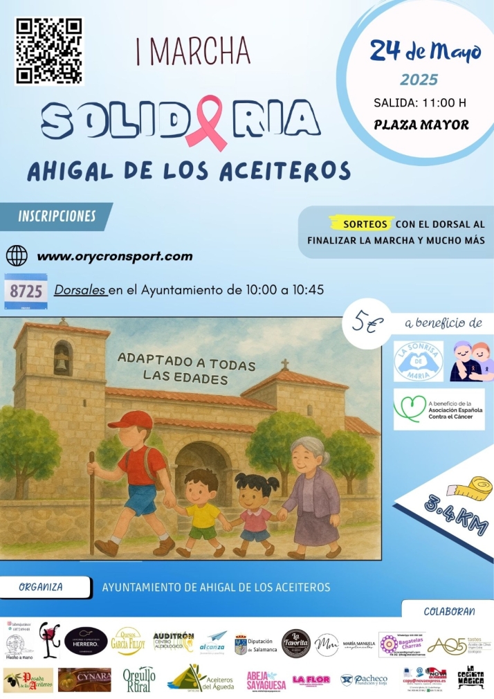 Ahigal de los Aceiteros se vuelca con su feria y una marcha solidaria contra el c&aacute;ncer este s&aacute;bado | Imagen 1