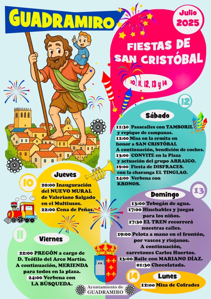 Guadramiro se prepara para las fiestas de San Crist&oacute;bal con disfraces y el regreso del tren | Imagen 2