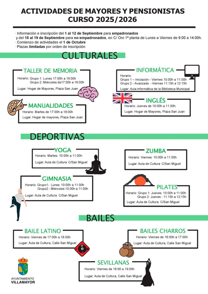 Villamayor impulsa la convivencia municipal, a trav&eacute;s de la cultura y el deporte, con su programa de actividades | Imagen 3