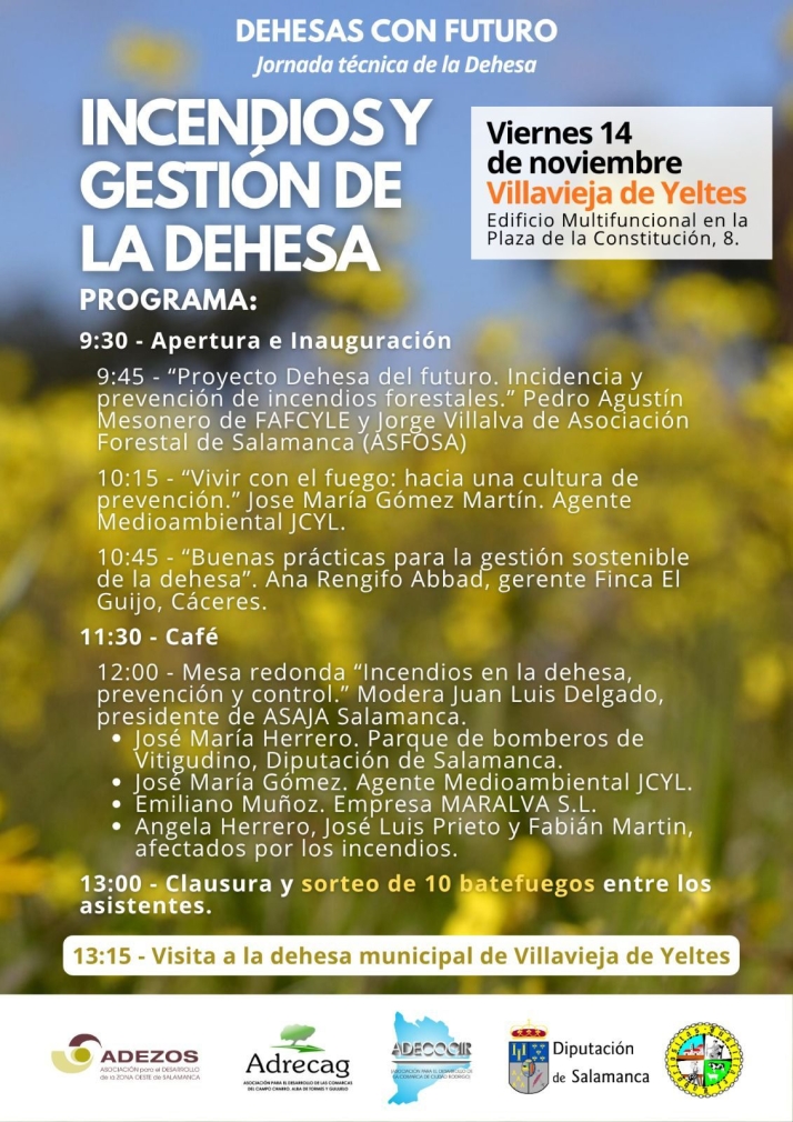 Villavieja de Yeltes analiza el futuro de la dehesa y la prevenci&oacute;n de incendios en una jornada t&eacute;cnica | Imagen 1