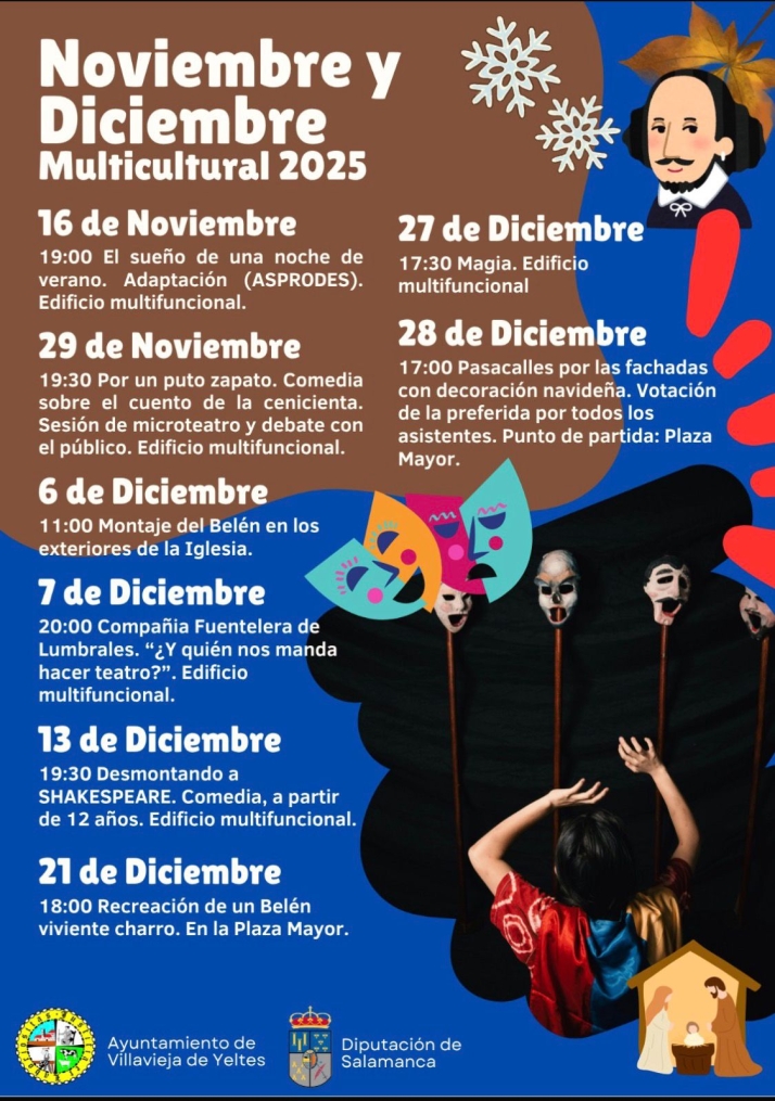 Villavieja de Yeltes presenta su programa navide&ntilde;o con un Bel&eacute;n Viviente charro como novedad | Imagen 1