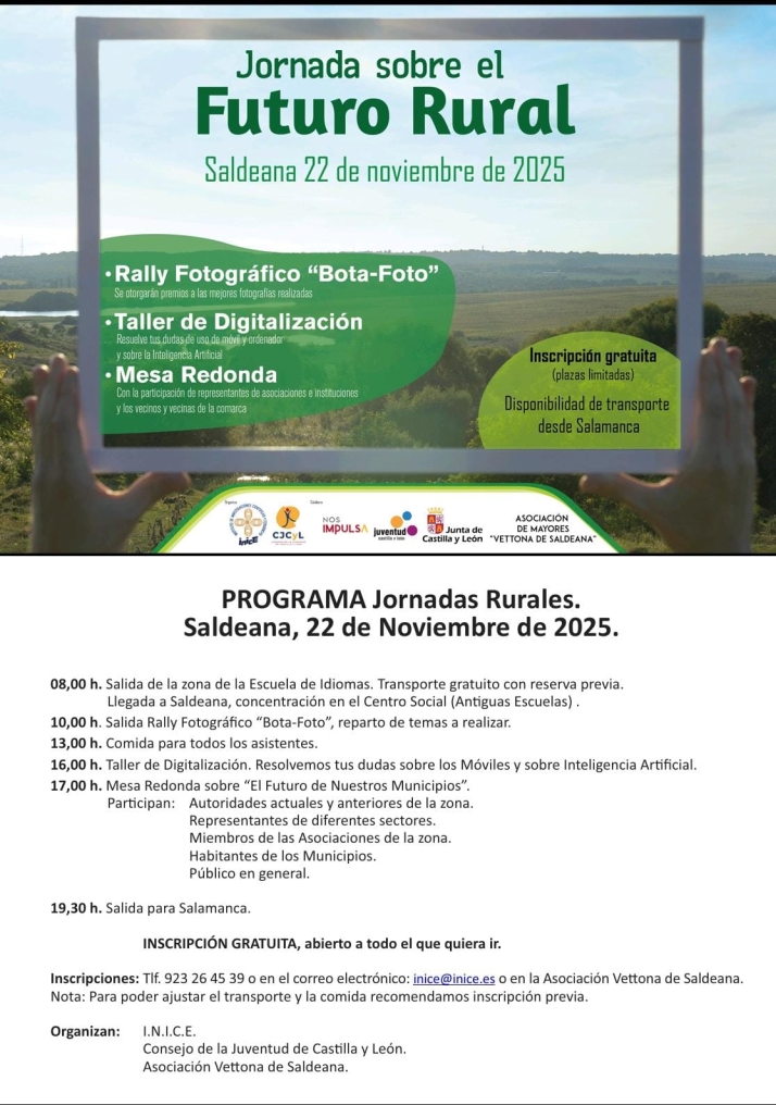 Debate, fotograf&iacute;a y formaci&oacute;n digital: Saldeana busca soluciones para el futuro de los pueblos | Imagen 1