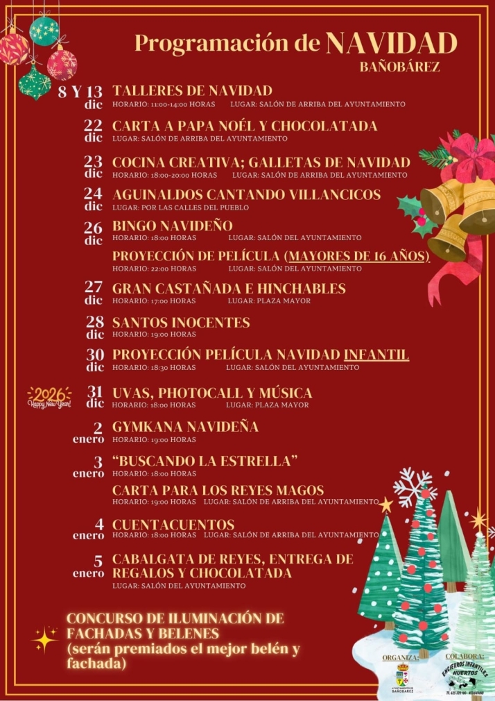 Ba&ntilde;ob&aacute;rez presenta un completo programa de Navidad con actividades para todas las edades | Imagen 1