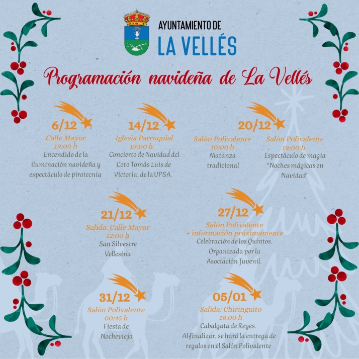 La Vell&eacute;s presenta su completo programa de Navidad  | Imagen 1