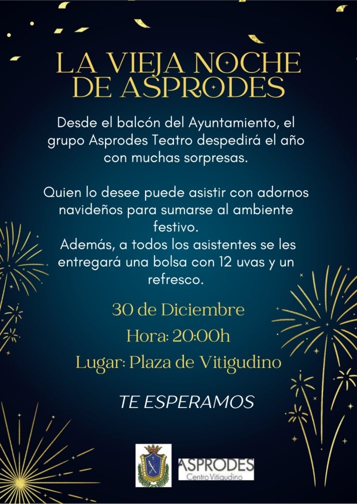 Vitigudino celebrar&aacute; la Nochevieja por adelantado con 'La Vieja Noche de Asprodes' | Imagen 1