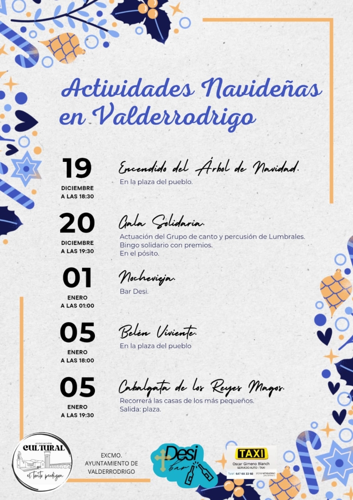 Valderrodrigo celebra su gala de Navidad con m&uacute;sica y un bingo solidario a favor de Cruz Roja | Imagen 1