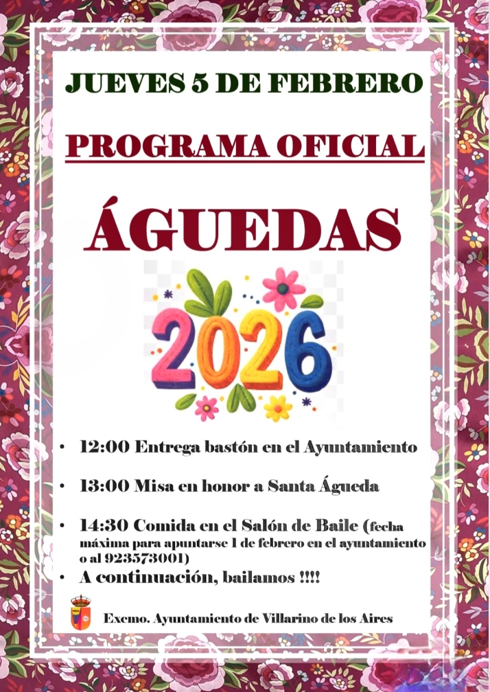 As&iacute; ser&aacute; la fiesta de Santa &Aacute;gueda en Villarino: programa de actos y c&oacute;mo apuntarse a la comida | Imagen 1