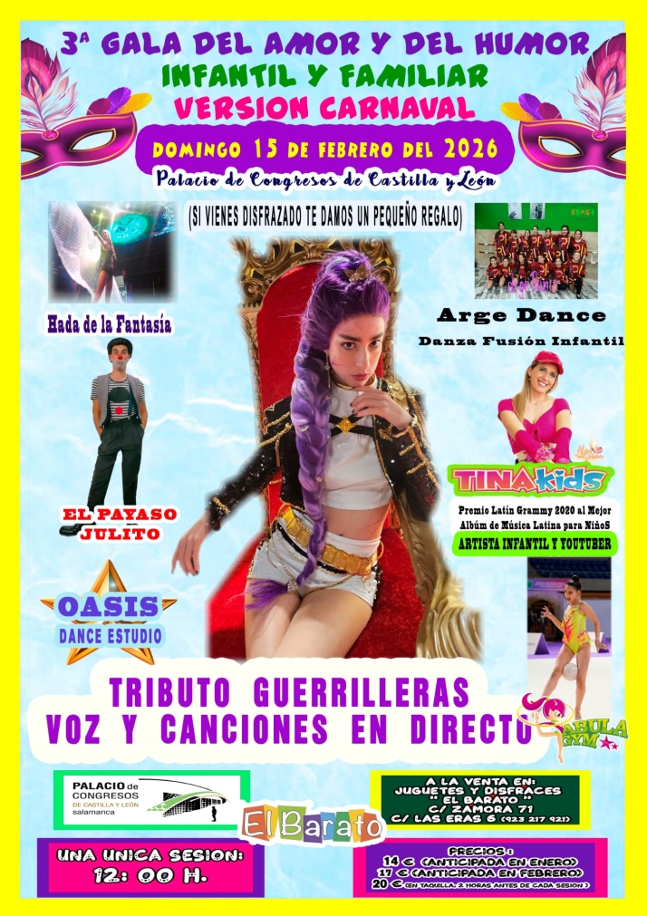 La Gala del Amor y del Humor llega este fin de semana con propuestas para todos los p&uacute;blicos | Imagen 1