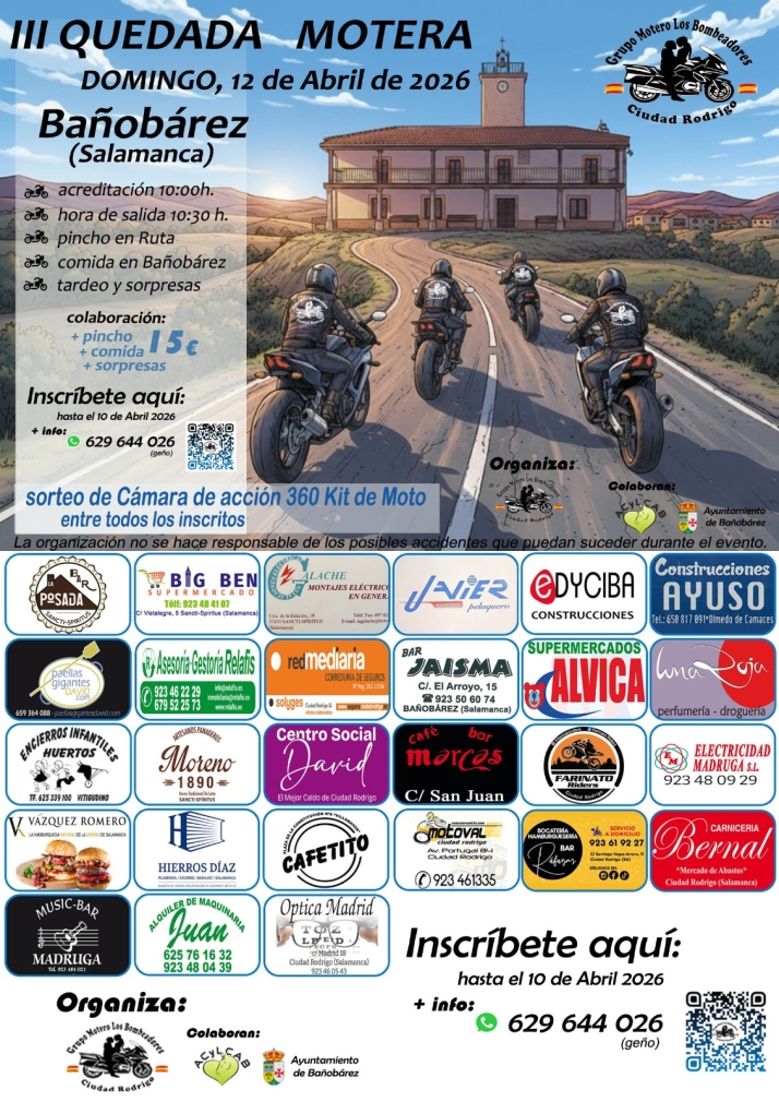 Abierto el plazo para la III Quedada Motera de Ba&ntilde;ob&aacute;rez: programa y c&oacute;mo apuntarse | Imagen 1