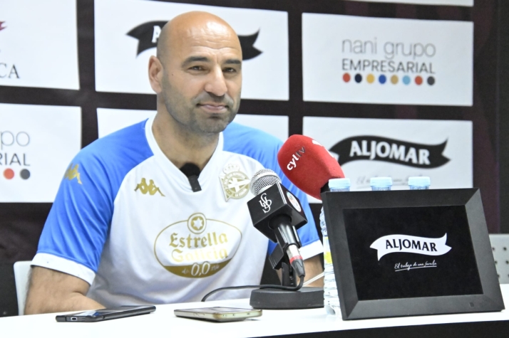 Jorge Garc&iacute;a asegura que "este Salamanca UDS se va a meter en playoff" y Manuel Pablo dice que Dipanda estaba "tranquilo" por los c&aacute;nticos racistas | Imagen 1