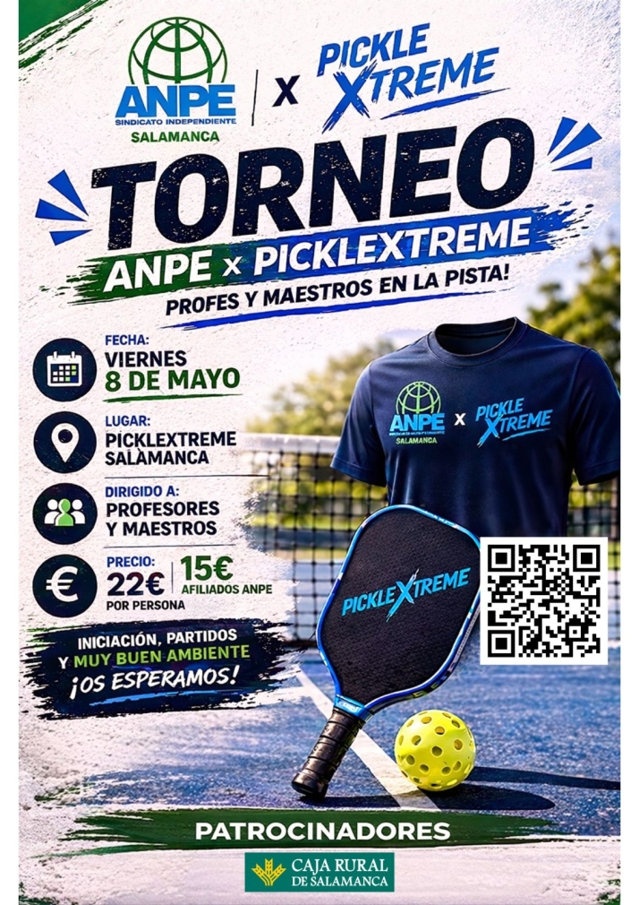 ANPE organiza su primer torneo de pickleball para docentes en Salamanca | Imagen 1