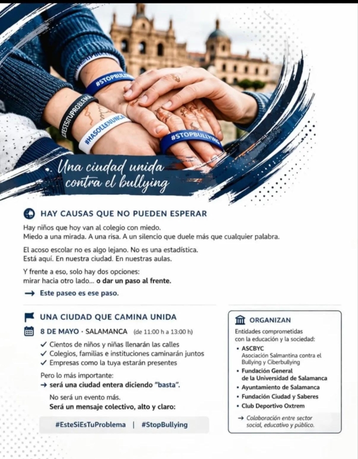 ASCBYC celebrar&aacute; su quinto paseo de orientaci&oacute;n contra el acoso escolar | Imagen 1