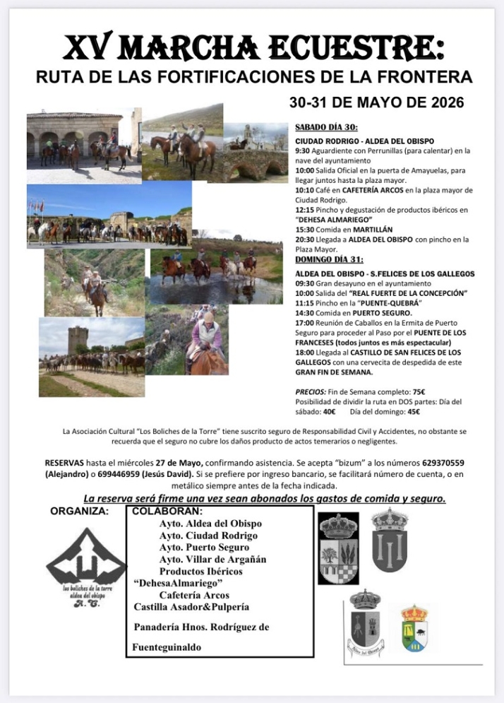 La Marcha Ecuestre Ruta de las Fortificaciones de la Frontera se retoma el 30 y 31 de mayo | Imagen 1