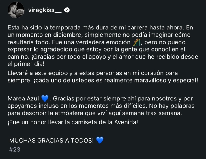 Kiss tambi&eacute;n se despide del Perfumer&iacute;as Avenida: "Ha sido la temporada m&aacute;s dura de mi carrera" | Imagen 1