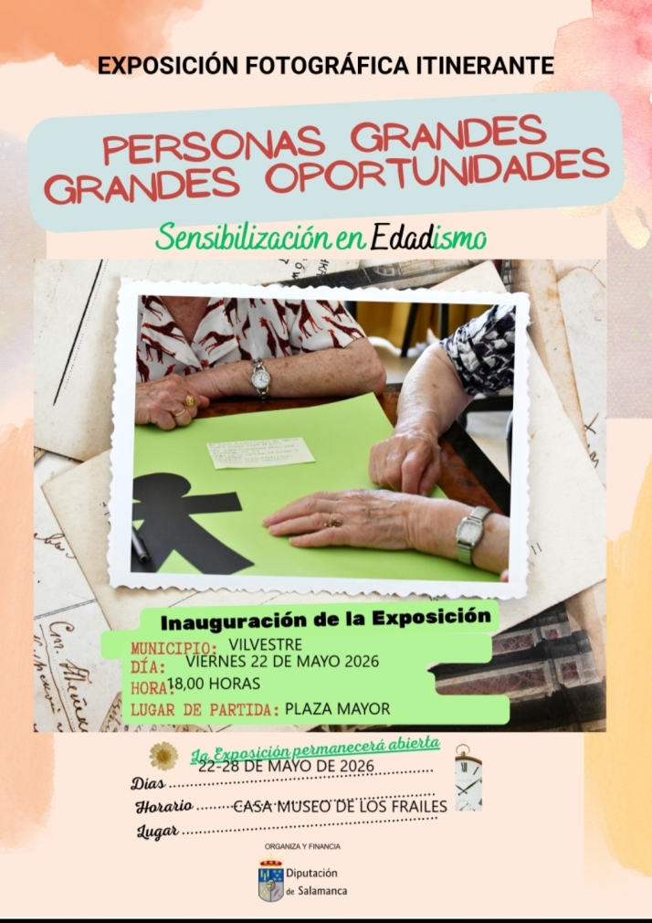 Vilvestre acoge una exposici&oacute;n y un taller para combatir el edadismo | Imagen 1