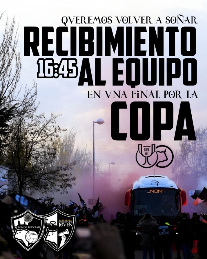 La afición de Unionistas hará un recibimiento al bus del equipo para ayudar a lograr el pase a la Copa del Rey | Imagen 1