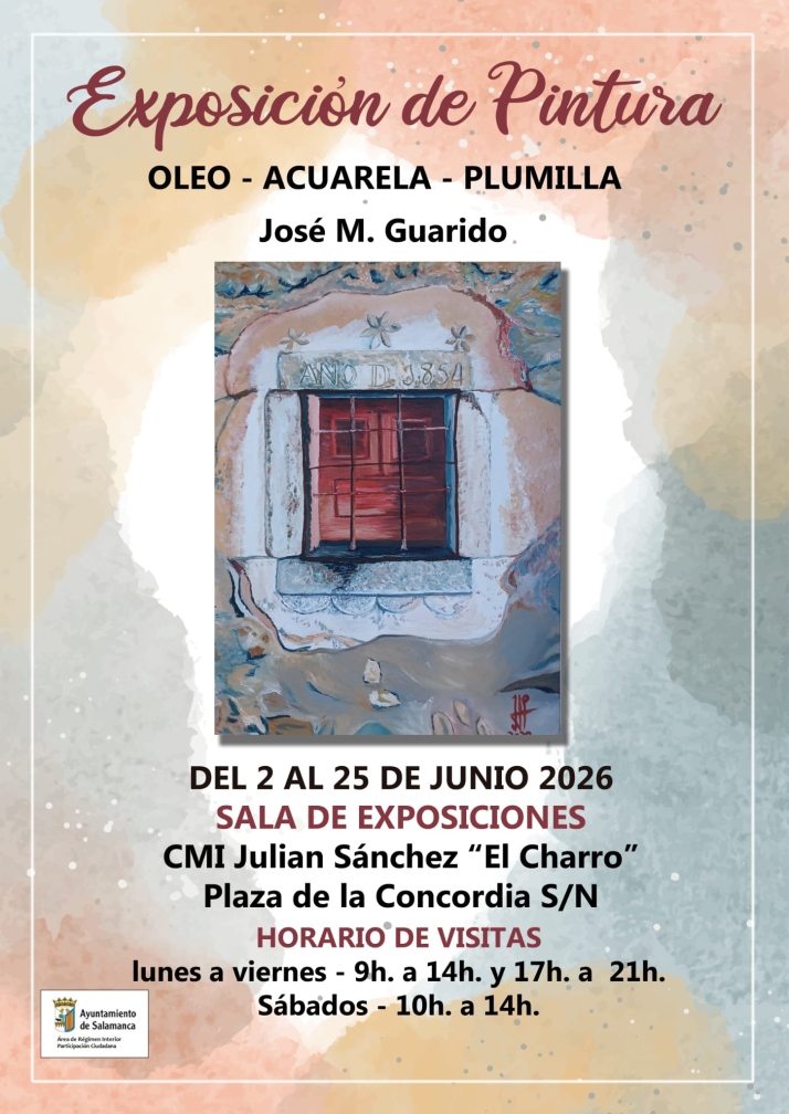 La obra pict&oacute;rica de Jos&eacute; Manuel Guarido llega este martes al CMI Juli&aacute;n S&aacute;nchez &lsquo;El Charro&rsquo; | Imagen 1