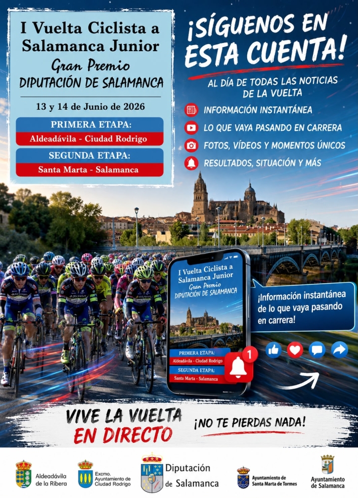 La primera Vuelta Ciclista a Salamanca Junior saldrá de Aldeadávila | Imagen 1