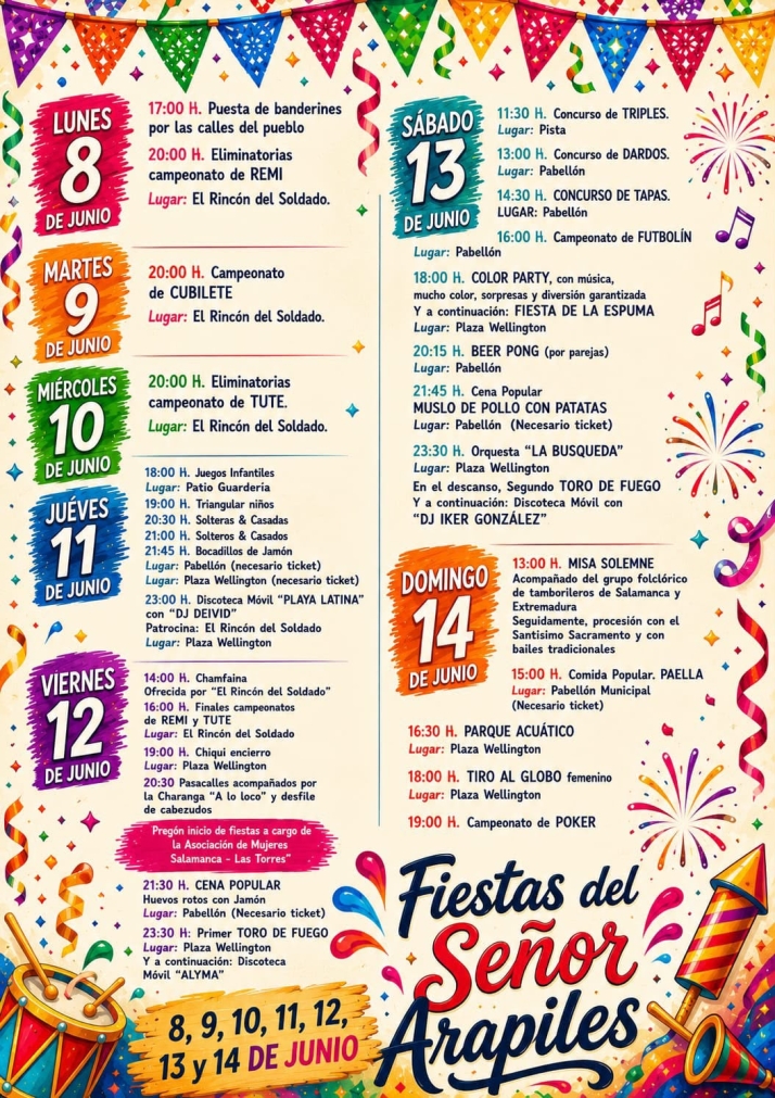 Arapiles inicia sus Fiestas del Se&ntilde;or con una intensa semana de actividades para todos | Imagen 1