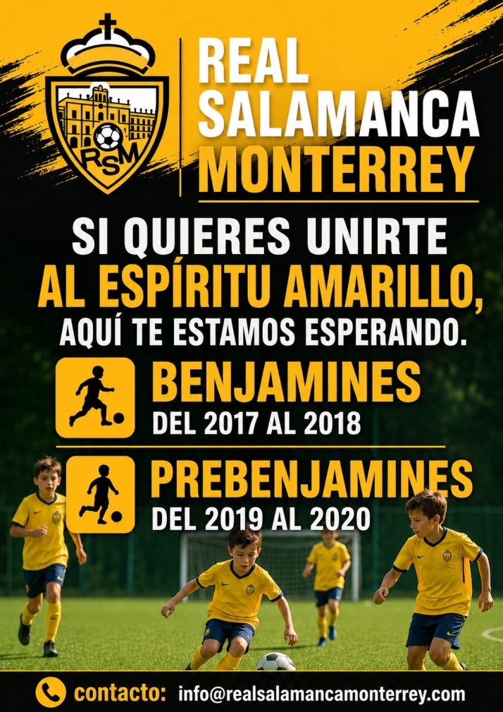 El 'espíritu amarillo' busca nuevos talentos: el Monterrey abre su cantera de fútbol para los más pequeños | Imagen 1