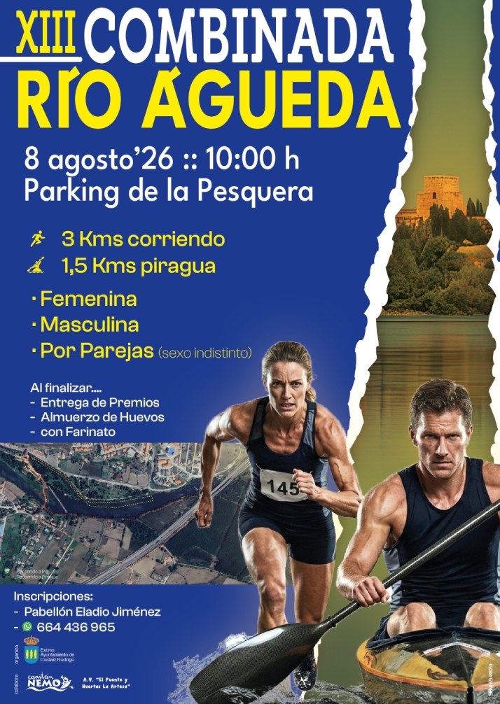 Inscripciones abiertas para la 13ª edición de la Combinada del río Águeda | Imagen 1