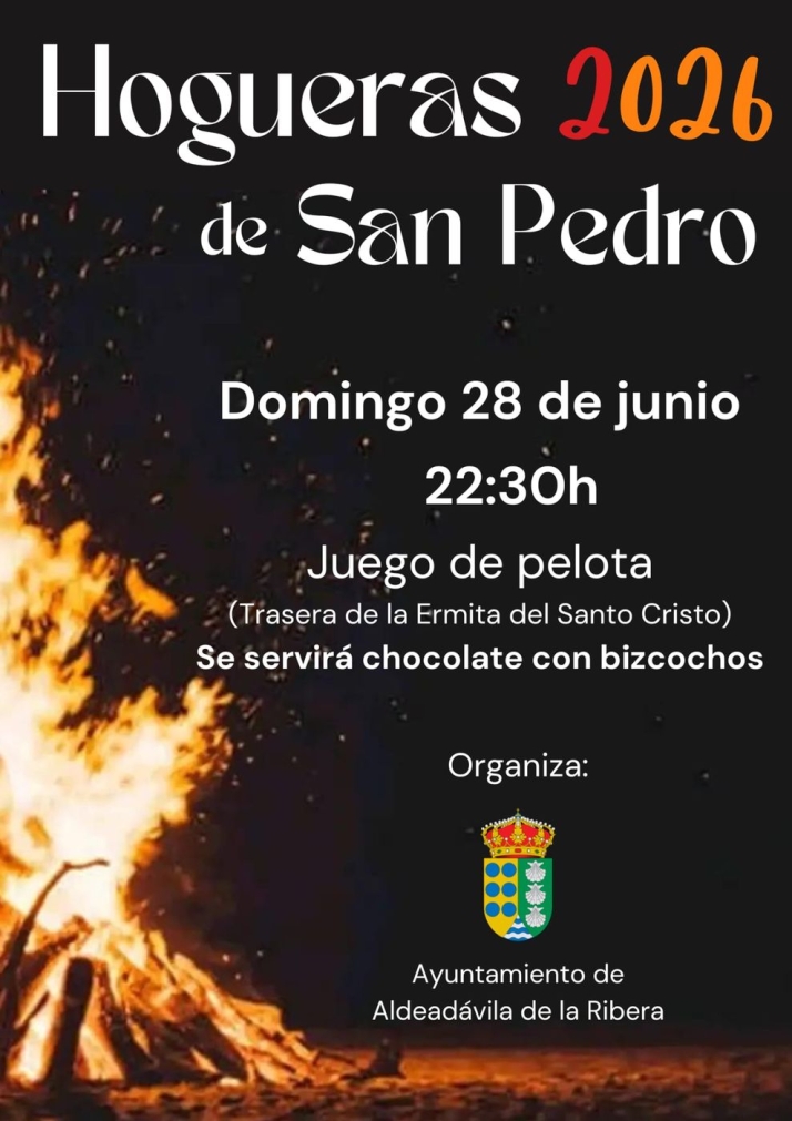 Aldeadávila celebra la tradicional hoguera de San Pedro con chocolate y bizcochos | Imagen 1