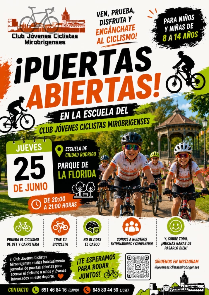 El Club J&oacute;venes Ciclistas Mirobrigenses busca nuevas promesas en el parque de La Florida | Imagen 1