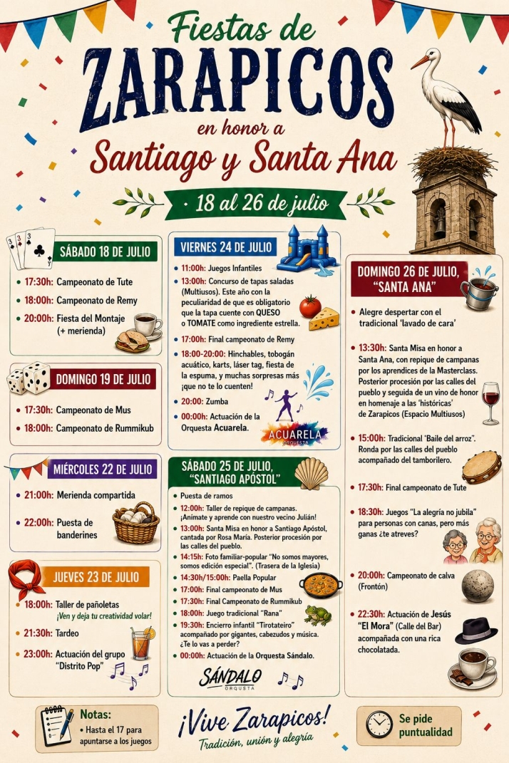 Zarapicos, en fiestas; un pueblo que celebra sus raíces entre tradición, convivencia y futuro | Imagen 1