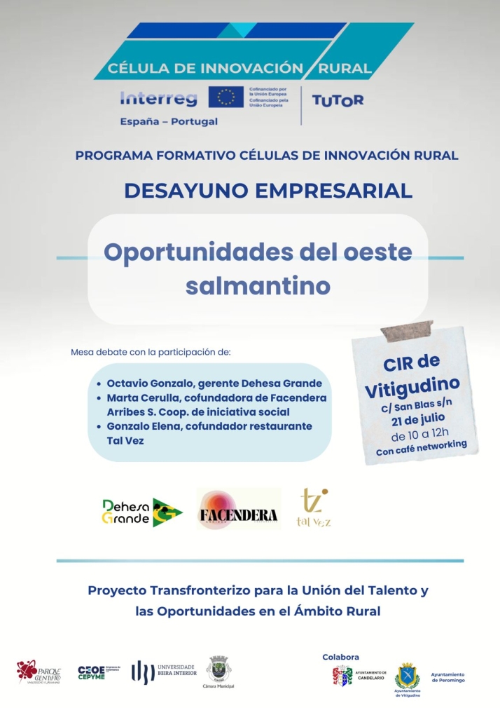 Vitigudino acoge un desayuno empresarial para impulsar el desarrollo del oeste salmantino | Imagen 1