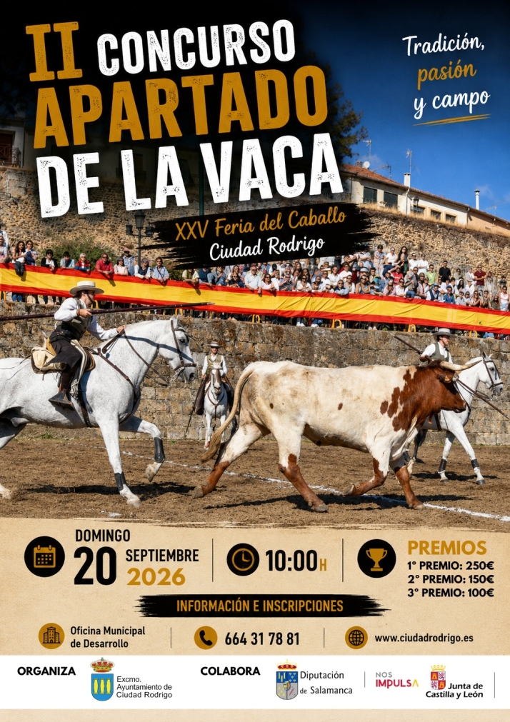 El Concurso Apartado de la Vaca de Ciudad Rodrigo abre el plazo de inscripción | Imagen 1