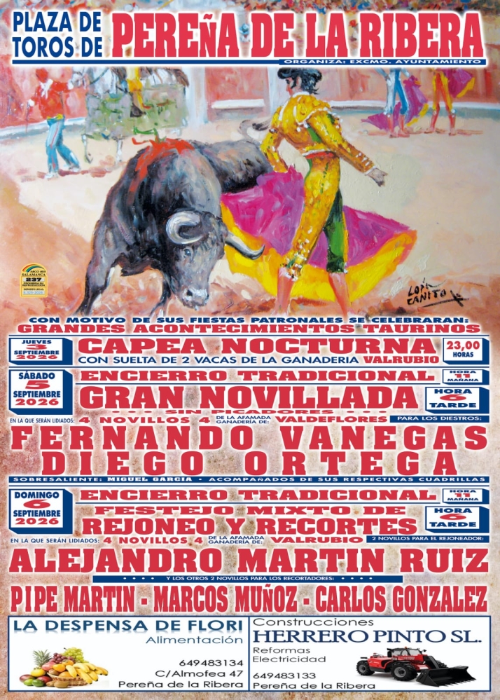 Encierros, novilladas y un festejo mixto protagonizan las fiestas de Pereña de la Ribera | Imagen 1