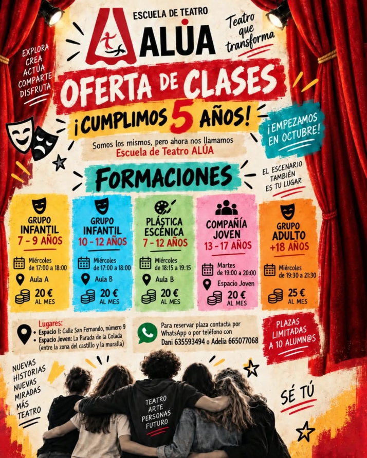 La Escuela de Teatro ALÚA abre la inscripción para sus cursos de teatro | Imagen 1